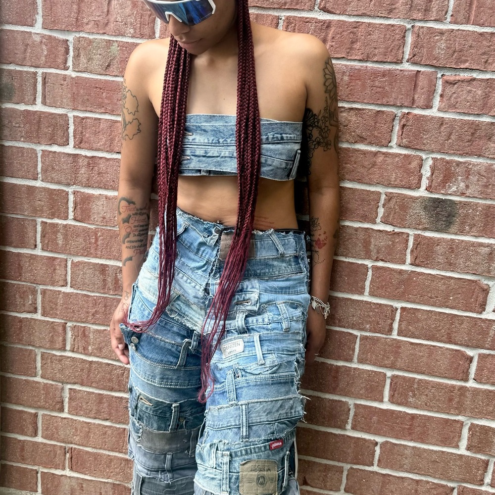 Strap Denim - 2 Piece Set